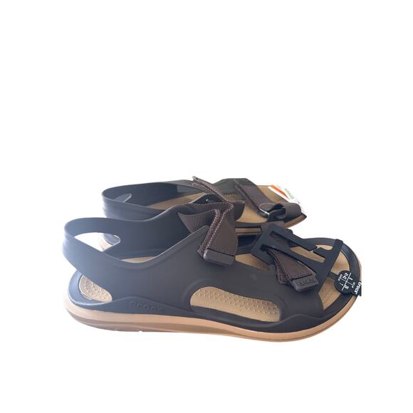 Iconic Crocs Comfort Mens Size 8 Sandals Water Sport Trail
Open Toe Brown - Picture 3 of 4